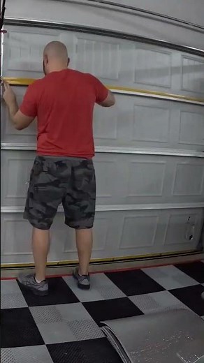 Garage Door Insulation Kit Installation Time Lapse!