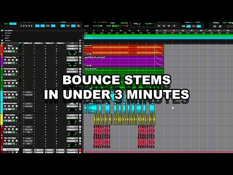 HOW TO EXPORT STEMS IN PRO TOOLS IN UNDER 3 Minutes