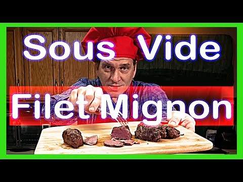 How to Make The BEST Filet Mignon Beef Tenderloin! - JUICIEST Steak Ever - Sous Vide Filet Mignon!