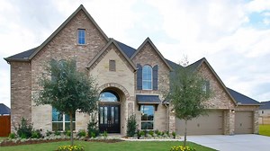 Gorgeous 4,190 sq. ft. #PerryHomes home with 20-foot entry with curved staircase ready now in #Katy's Cane Island! Visit us today! | Perry Homes