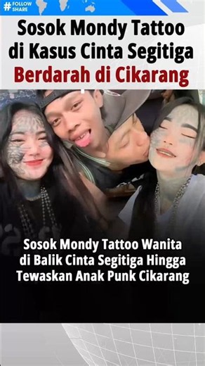 Mondy Tattoo's Role in a Bloody Love Triangle in Cikarang #MondyTattoo #Punk #Cikarang