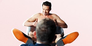 Hugh Jackman, Naked Boot Enthusiast, Knows That Sometimes 'You've Just Got to Go For It'