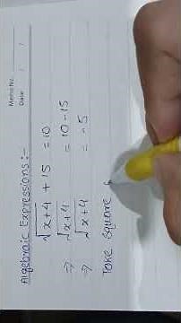 How to solve algebraic expressions | Algebra class 9, 10 | Solve Algebraic expressions for x |