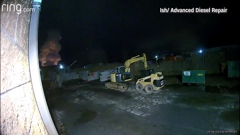 Surveillance camera captures 'violent explosion' at Mass. chemical plant