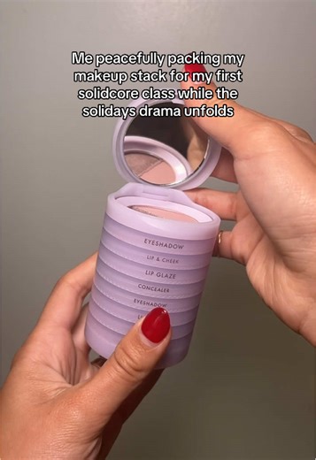 Solidcore 🤝 SUBTL. stak. #solidcore #solidays #solidcorebeef #makeup #gymmakeup