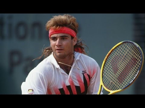 French Open 1990 SF - Agassi v Svensson