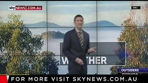 Rowan Dean: Although I don't advise viewers to make a habit of watching the ABC, let's take a look at what an ABC weather presenter does when faced with record-breaking cold temperatures after having predicted a record warm winter. MORE: bit.ly/2BuFqi1 #Outsiders | Sky News Australia