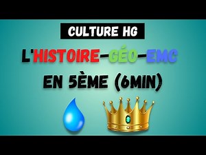 LE PROGRAMME HISTOIRE-GEO DE 5EME