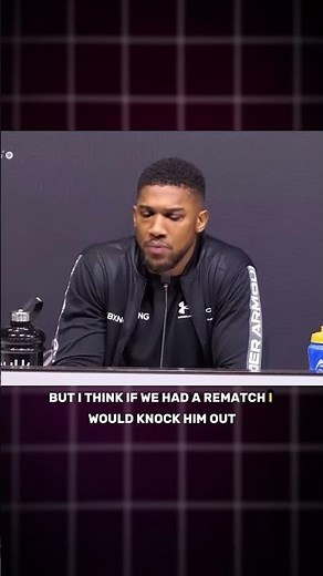 Anthony Joshua on His Fight with Usyk — Does He Want a Rematch? | Dare Tribe