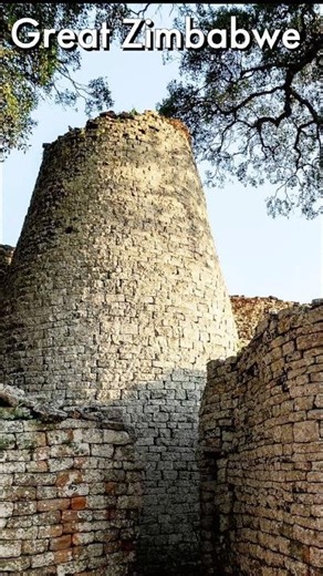 The Great Zimbabwe civilization built massive stone structures #africa #history #facts #motivation