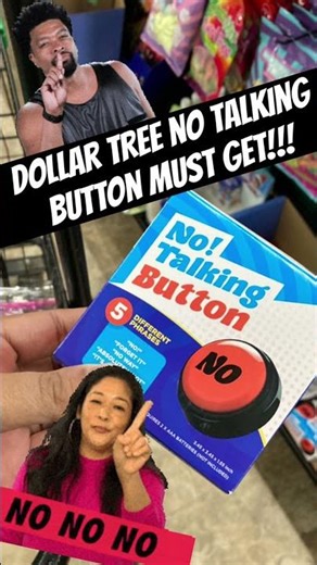 No No No Red Button @ Dollar Tree