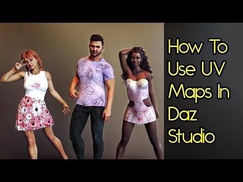 Daz Studio UV Maps
