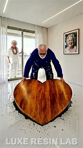 GRANDMA Jumped In 😱 We Built a Hidden Heart Aquarium in a Pink Epoxy Floor!