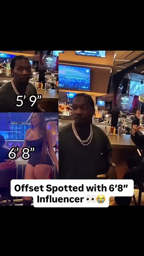 Underground Kreative | UGK🤖💯 | Offset Spotted with 6’8” Influencer 👀😭 Offset was caught on camera talking to 6’8” Instagram influencer Angel Fernandez before quickly... | Instagram