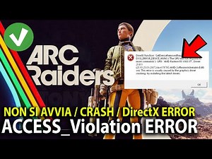 ARC Raiders Crashes on Startup / WON'T LAUNCH / DirectX Error - HOW TO FIX #arcraiders