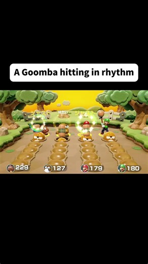 A Goomba hitting in rhythm#shorts