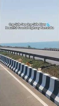 Maravanthe Scenic Highway | Karnataka Coastal Road 🌊 #shorts #scenichighway