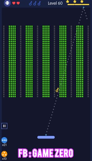 Break Bricks Gameplay Level 60 #gamer #mobilegames #ios #android #game #mobilegame #play #short #shorts #reels #games #gameplay #break | Game Zero