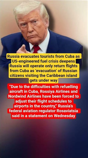 Russia evacuates tourists from Cuba as US-engineered fuel crisis deepensRussia #russiaukraine