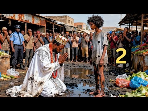 Everyone Ignored The Homeless Orphan Until A Billionaire King Bowed To Her On The Busy Market #tales