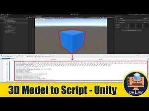 How to Convert 3D Model to Script in Unity