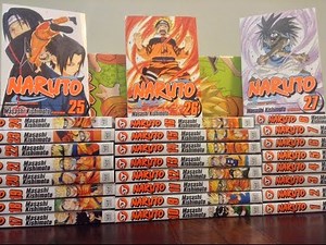 Manga Unboxing - Naruto Box Set Volumes 1-27 + Room Tour Update