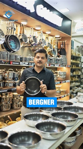 Kitchen upgrade without overpaying? ✔️ Presenting the Bergner Hi-Tech Tri-Ply Tasla 🍳 — same premium performance as the Hi-Tech Kadai, but almost at half the price. ✔️ Heavy-duty tri-ply stainless steel ✔️ Smart handle-less design (easy stacking & storage) ✔️ Available from 16cm to 26cm ✔️ Works on gas induction ✔️ Dishwasher safe ✔️ 5-year warranty Perfect for everyday tadka, sabzi, gravy & more — durable, stylish, and built for Indian kitchens. Available now at Ghar Sansar. ✨ To order take a 