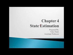 State Estimation : Introduction