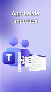👀 App-Leiste in Teams anpassen!