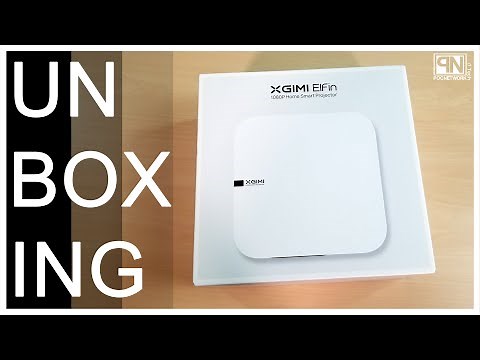 XGIMI Elfin Smart LED Projector with Android TV - Unboxing & Demo // Poc Network