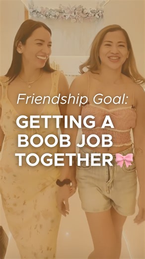 Boob job besties? 💖 Because nothing compares to a bestie who’s got your back… every step of the glow-up! 👯‍♀️✨ Book your duo glow-up at LaserPro now! 😉 | LaserPro Surgical Aesthetics