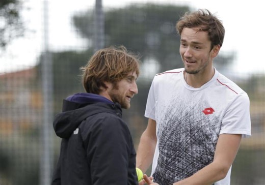 Daniil Medvedev reveals coach Gilles Cervara has started working with a new player