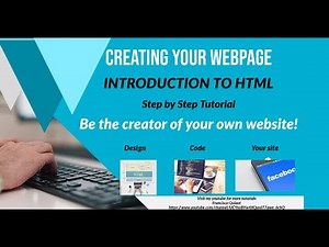 CREATE YOUR WEBPAGE | INTRODUCTION TO HTML | STEP BY STEP TUTORIAL WITH EXAMPLE