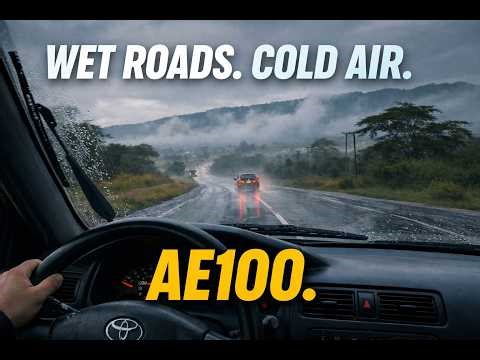 Rainy Morning POV Drive in Naivasha, Kenya | Toyota Corolla AE100