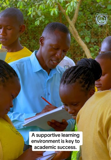 At Kennedy Secondary School, every environment becomes a place of learning, growth, and academic excellence. Senior Three Art class in progress, out side class