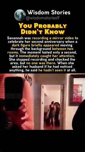 Something Moved Behind Her