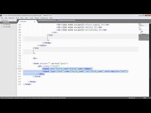 PHP and MySQL with MySQLi: Example Application (Part 8/9)
