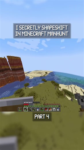 I Secretly Shapeshift In Minecraft Manhunt! Part 4 #minecraft #wisp #mcyt #minecraftbut