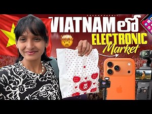 Biggest Electric Market In Ho chi Minh City Vietnam 🇻🇳 | teluguyatri