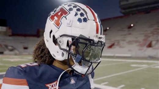 Arizona football to use paw-print helmet decals for the remainder of the season