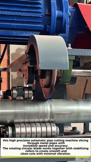 High Precision Automatic Pipe Cutting Machine in Action! 🔥