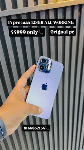 Gagan Bilga | 14 pro max 128GB ALL ORIGINAL PC 44999 only💰 #gagantelecombilga12 #jattmind⚠️ #repost | Instagram