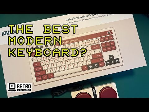 8BitDo Famicom Keyboard - the coolest and BEST? keyboard I own - #8bitdo #famicom #keyboard #retro