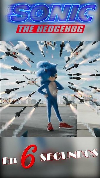 Sonic la Película ⏳EN 6 SEGUNDOS⌛ #resumen #shorts #resumendepeliculas #memes