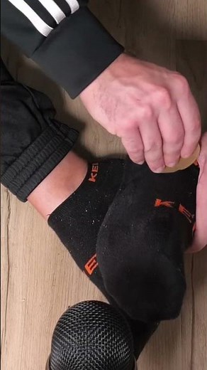 ASMR Intense Fabric Scratching on Black Socks ⚡