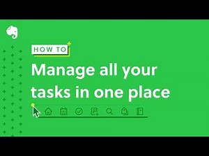 Manage all your tasks in one place | Evernote desktop