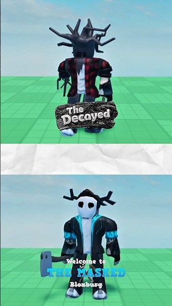 The Decayed & The Masked Comparison #roblox #forsaken #slasher #review