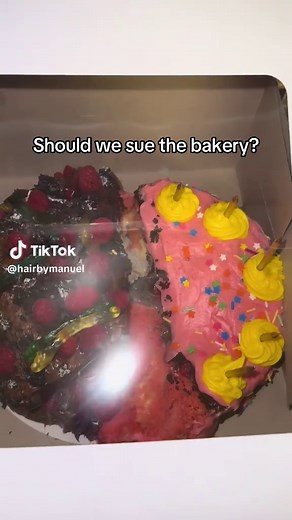 They tried tho 🤣 birthday for my sister . . . . . . #maxandruby #maxandrubycake #cake #atlanta #fyp