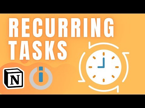 How to create Recurring Tasks in Notion - Notion API & Integromat