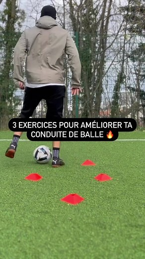 3 exercices pour améliorer ta conduite de balle au foot